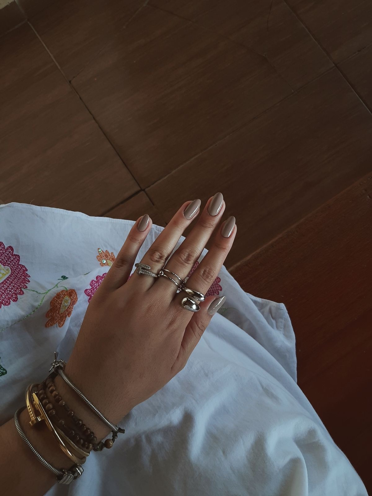 Square character nail design by Penelope Grace