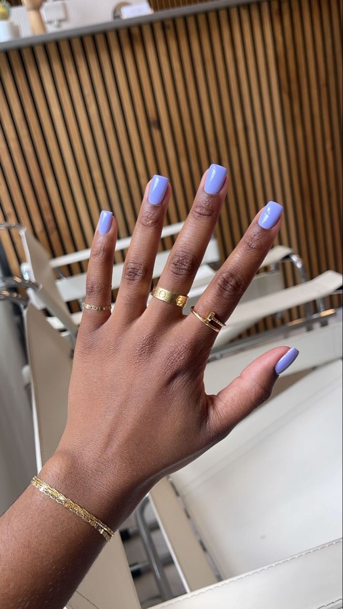 Square ombre nail design by Aria Rose