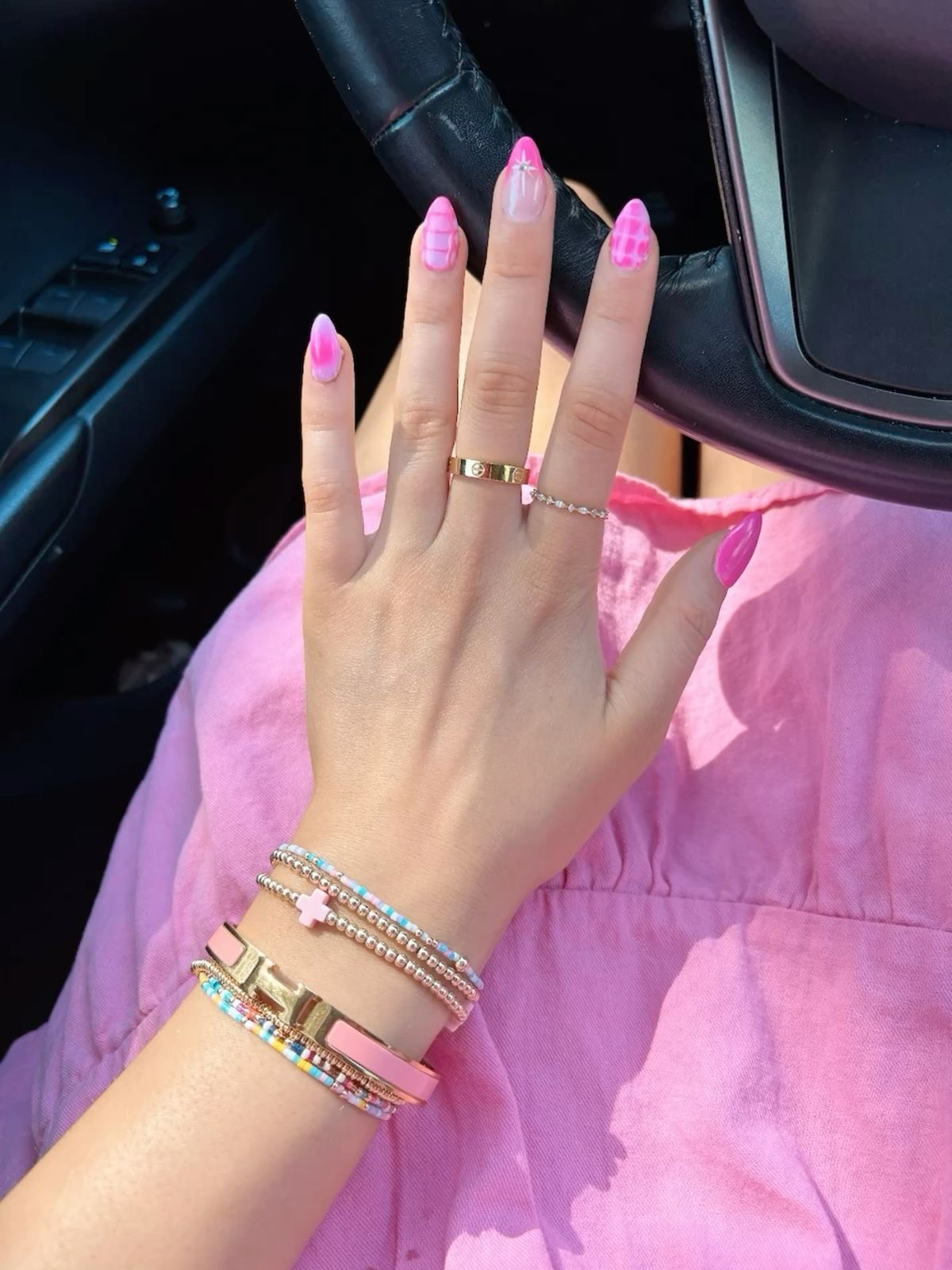 Squoval character nail design by Brooklyn Belle