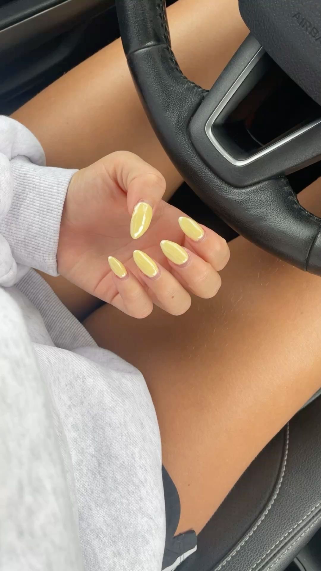 Almond character nail design by Kayla Grace