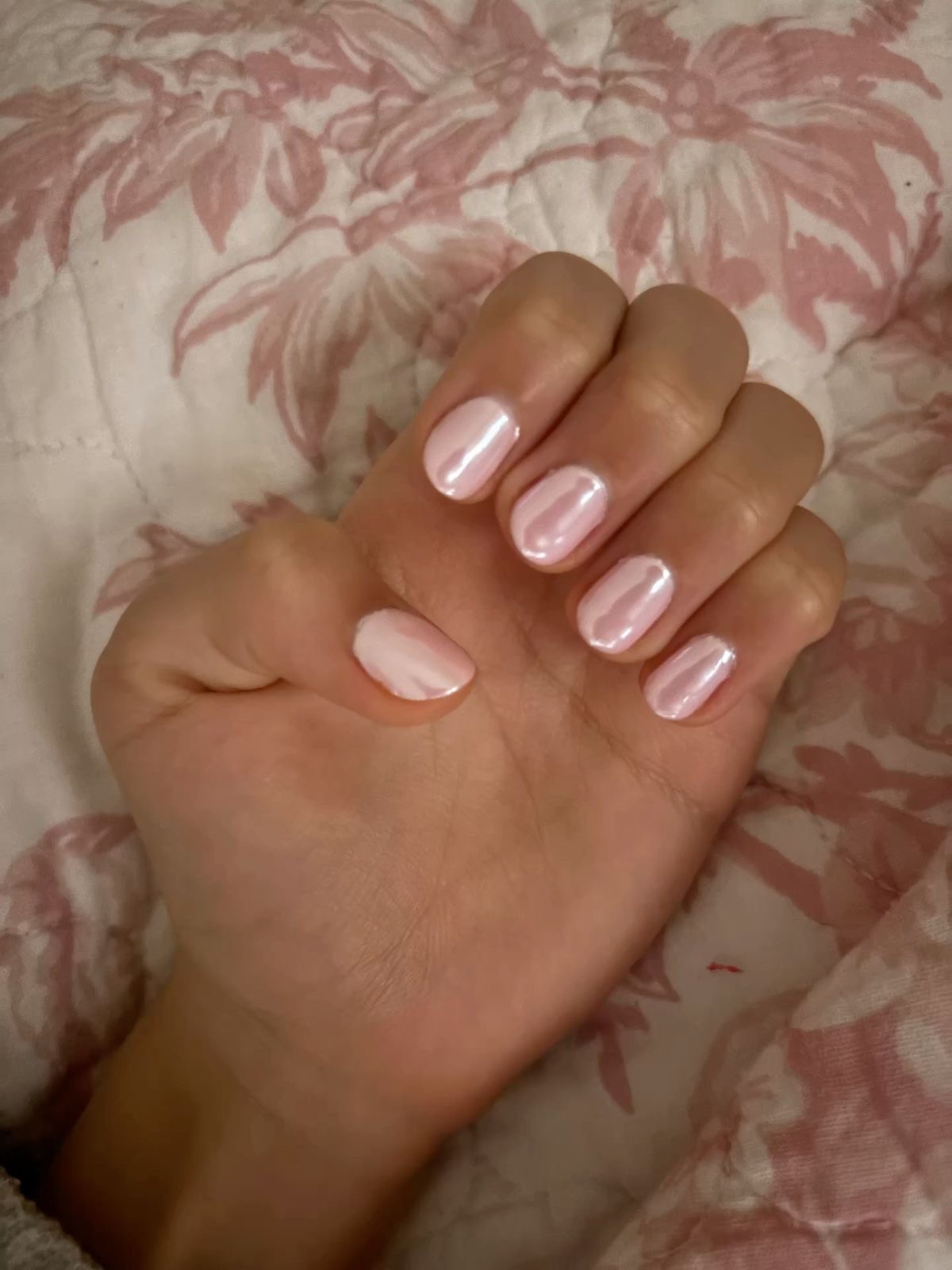 Square line art nail design by Kayla Grace