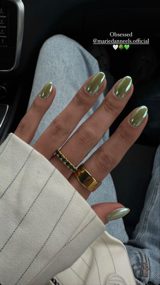 Square rhinestone nail design by Kayla Grace
