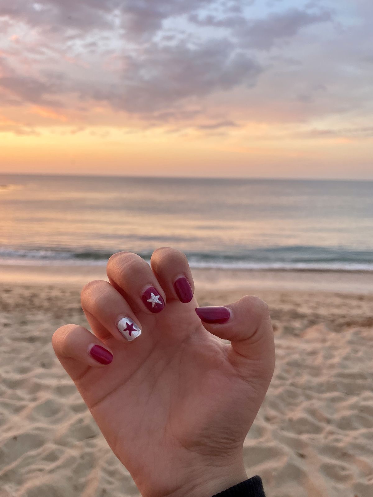 Stiletto ombre nail design by Ruby Grace