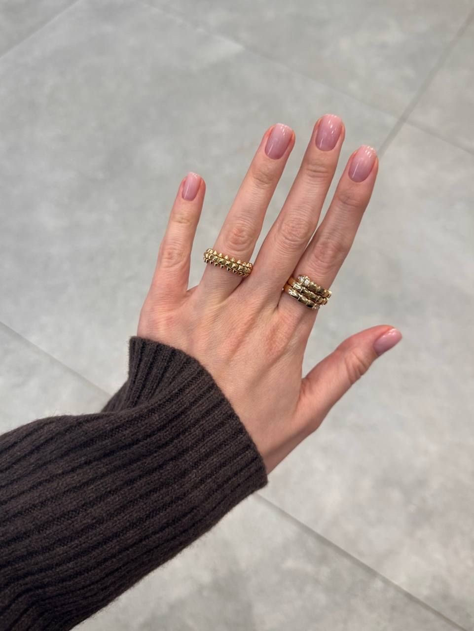 Squoval French nail design by Isla Bloom