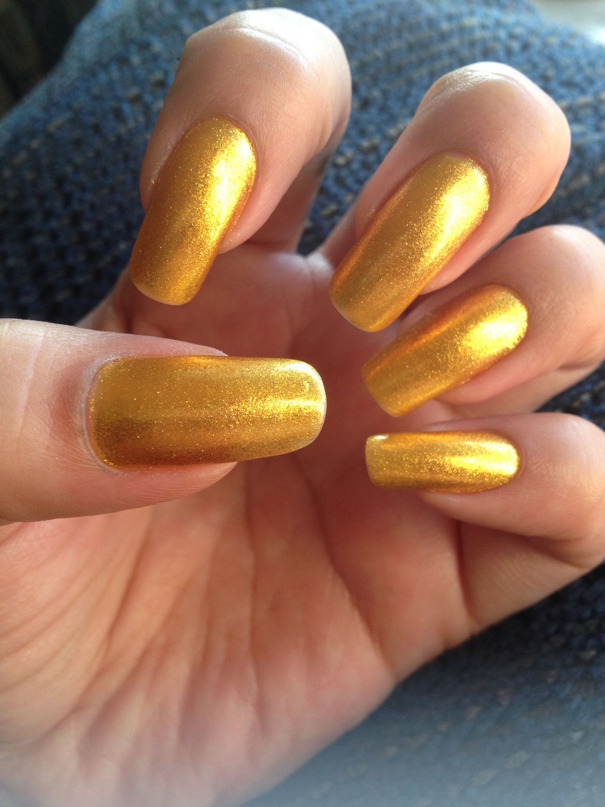 Square abstract nail design by Clara Bloom