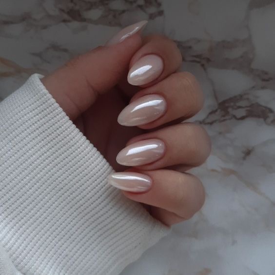 Stiletto aura nail design by Clara Bloom