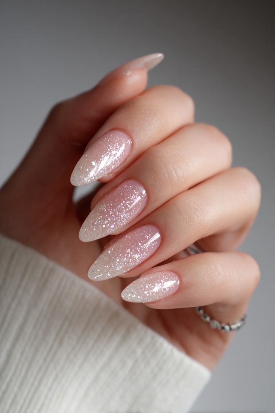 Stiletto character nail design by Clara Bloom