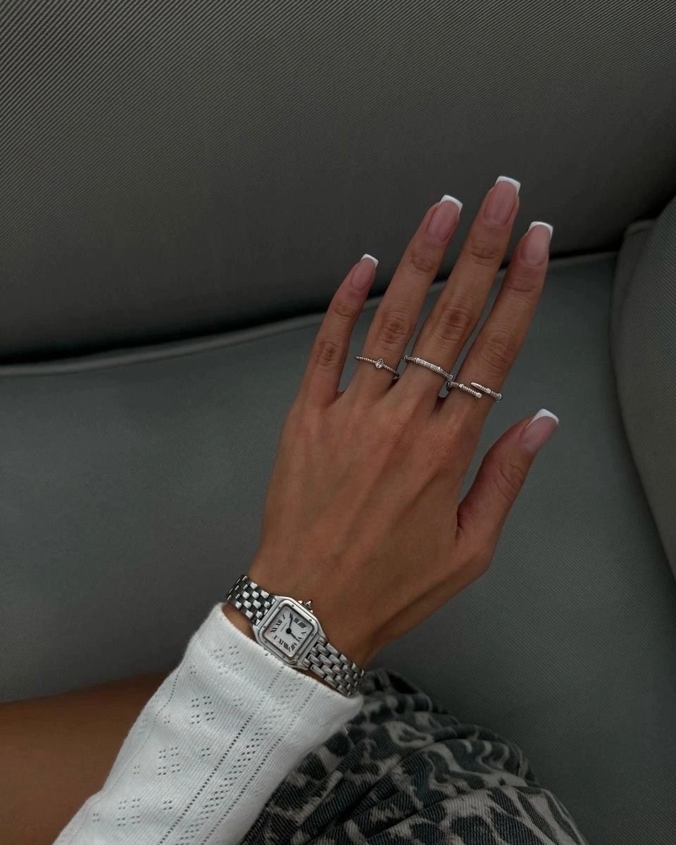 Stiletto abstract nail design by Natalie Gomez