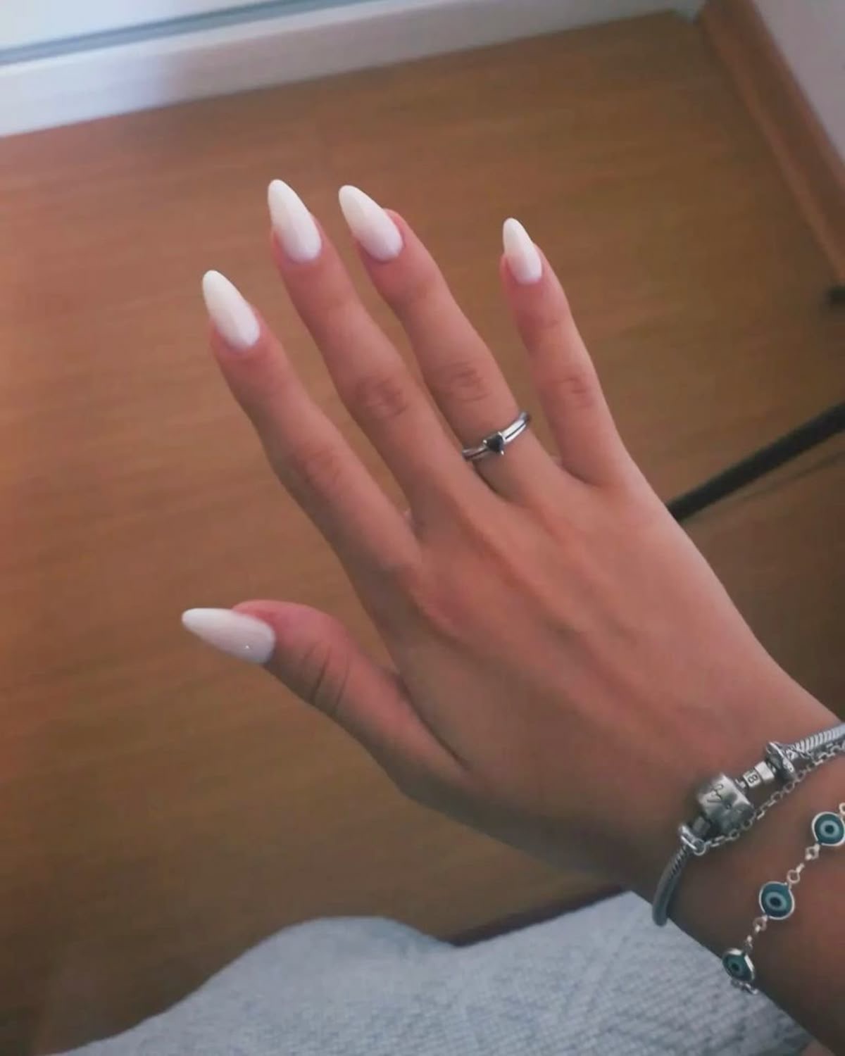 Squoval ombre nail design by Natalie Gomez