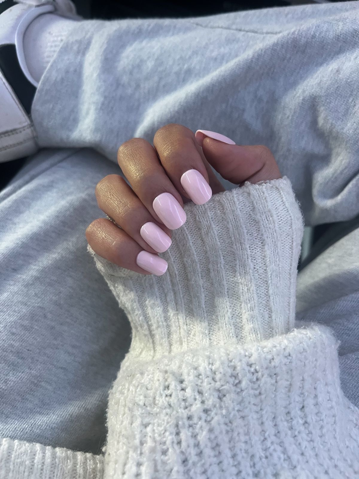 Squoval abstract nail design by Natalie Gomez