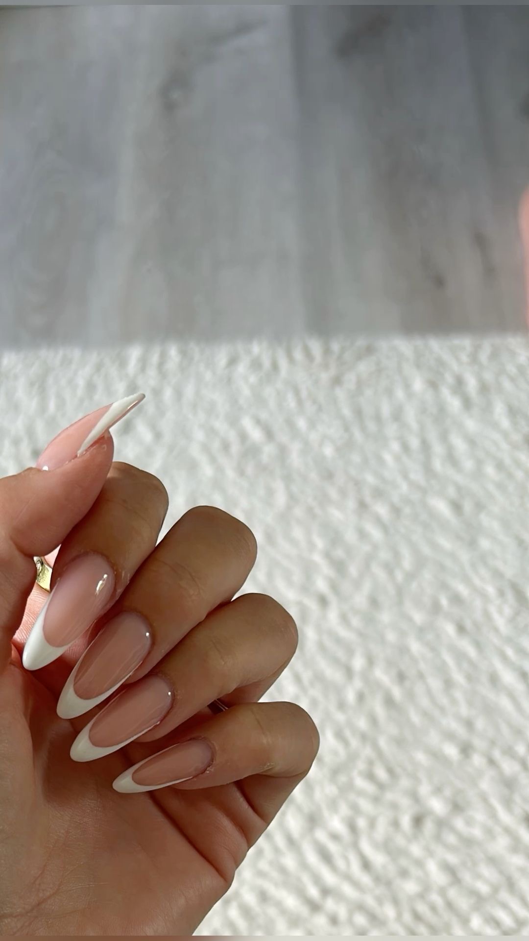 Stiletto abstract nail design by Natalie Gomez