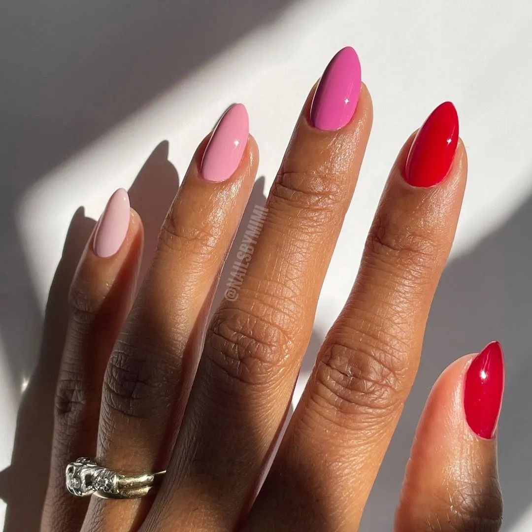 Square marble nail design by Natalie Gomez