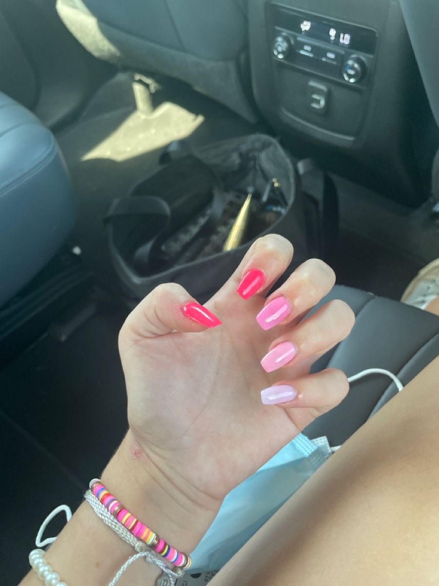 Oval French nail design by Elena Rostova