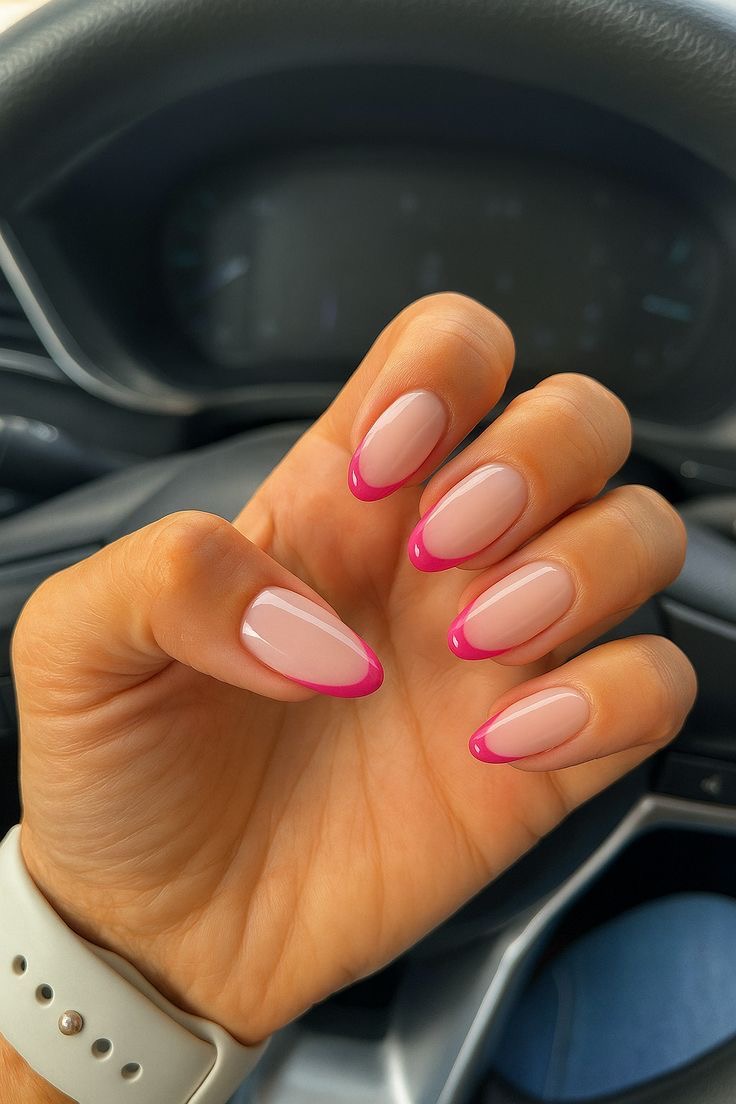 Stiletto floral nail design by Zoe Hart