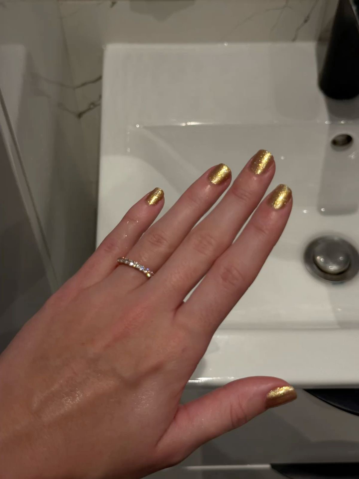Squoval floral nail design by Eva Rose