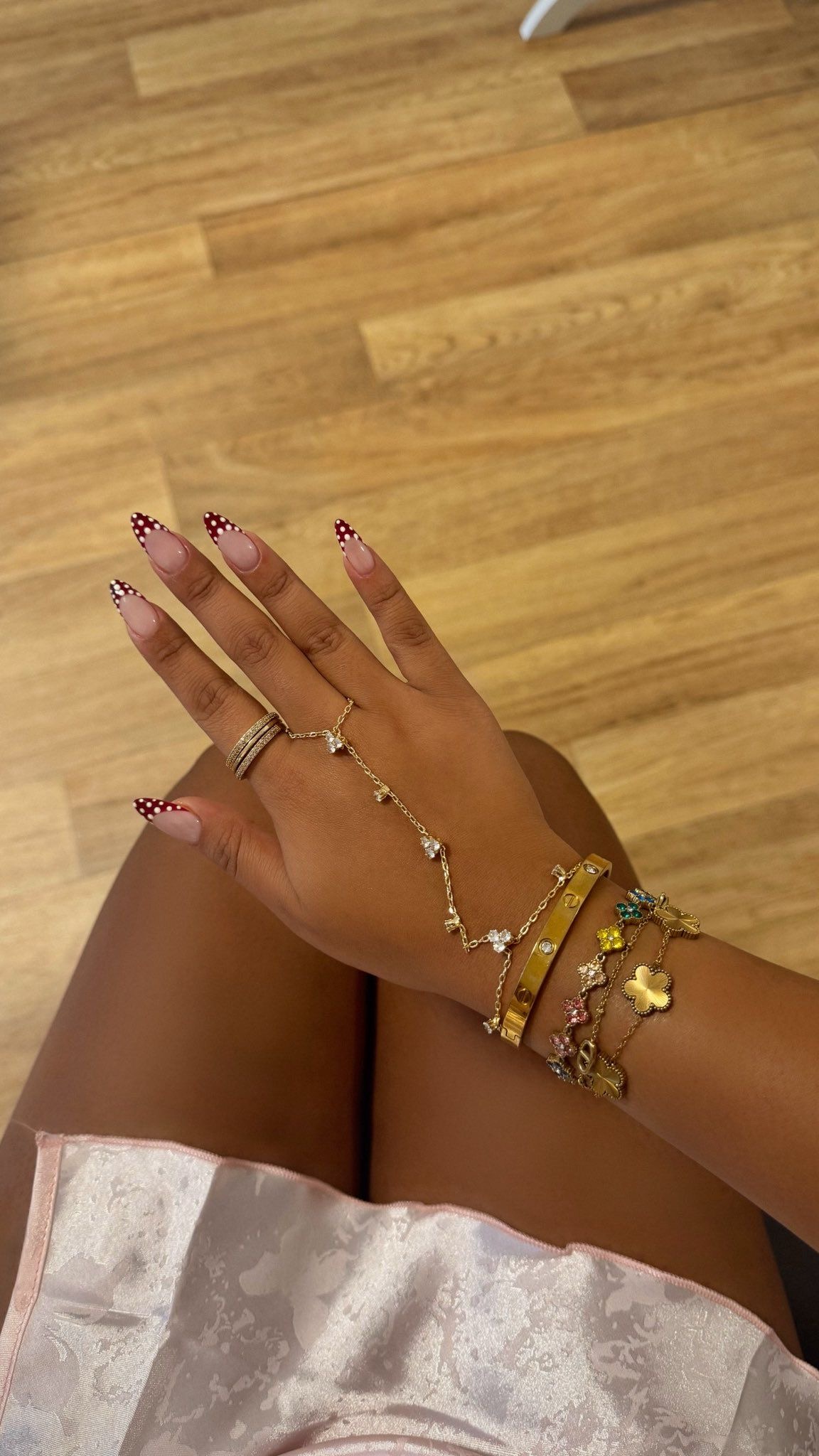 Squoval minimalist nail design by Eliza Rose