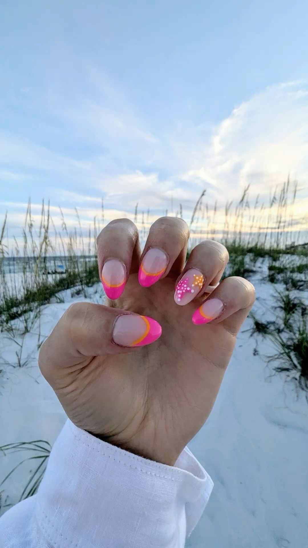 Square animal print nail design by Eliza Rose