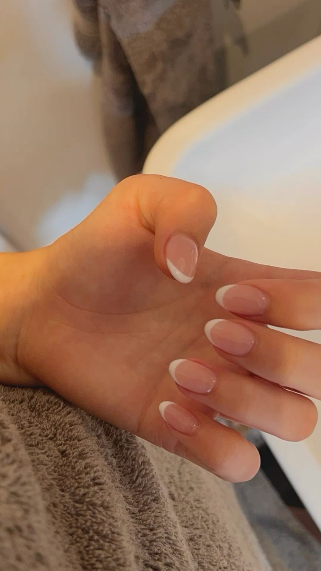 Almond art nail design by Eliza Rose