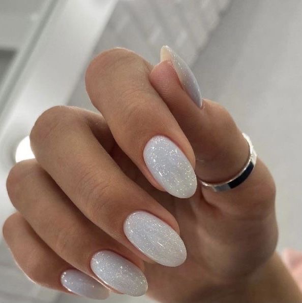 Oval French nail design by Chloe Park