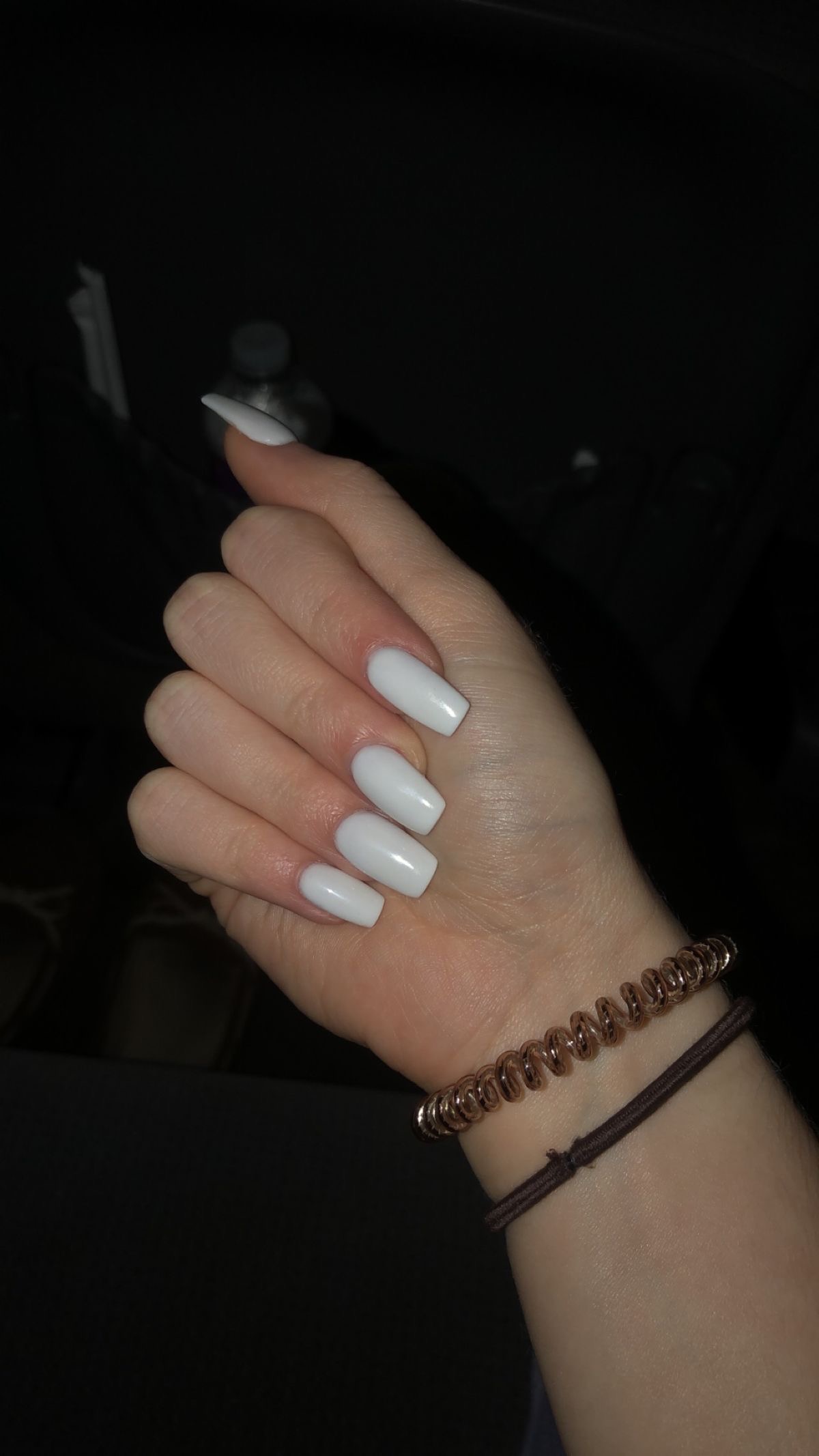Oval minimalist nail design by Chloe Park