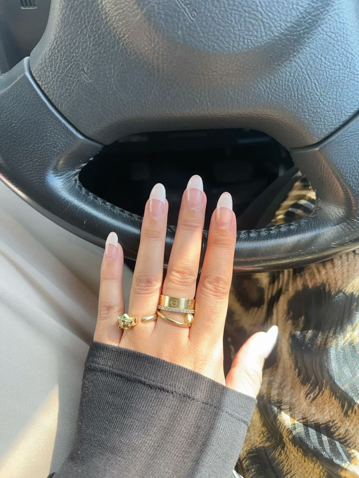 Stiletto floral nail design by Victoria Grace