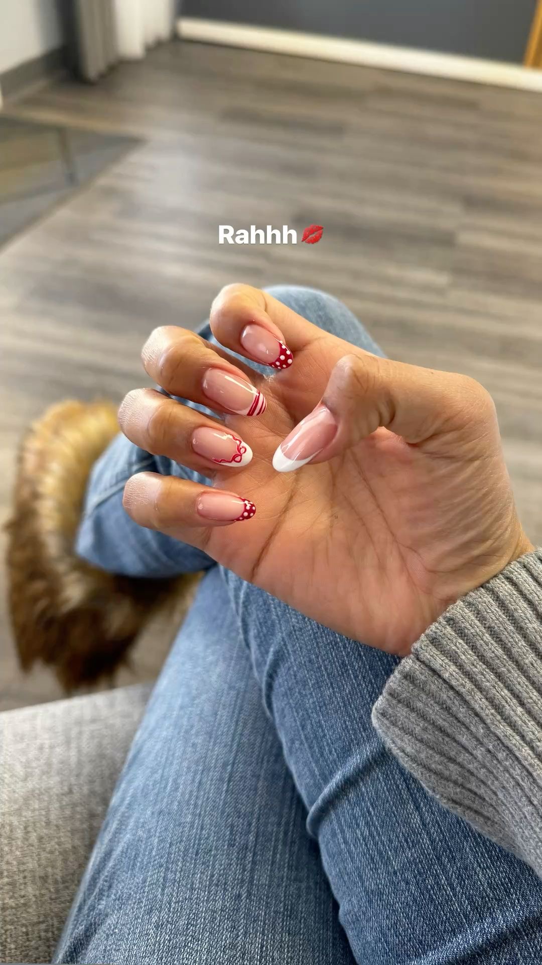 Stiletto art nail design by Freya Hansen