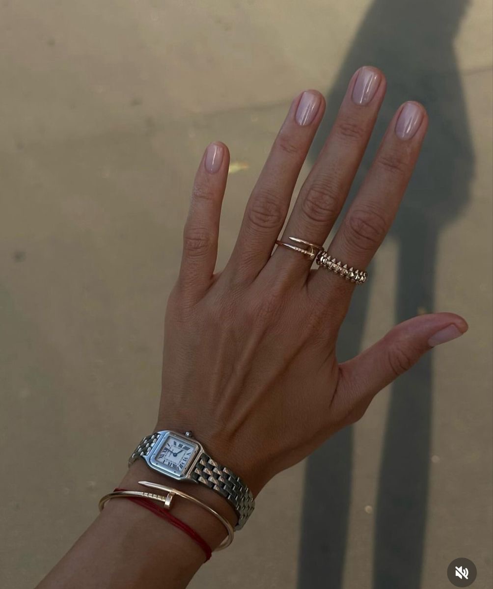 Almond ombre nail design by Freya Hansen