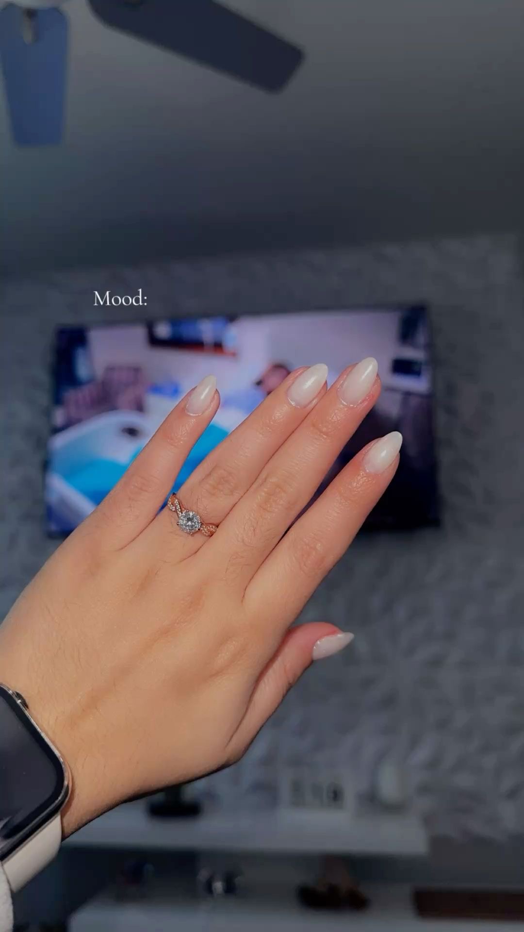 Stiletto aura nail design by Freya Hansen