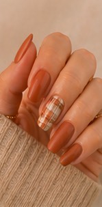 Neutral animal print nail design by Blush and Buff Studio