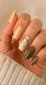 Almond animal print nail design by Blush and Buff Studio