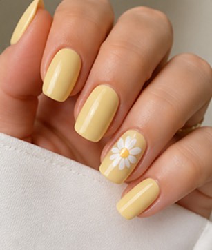 Square aura nail design by Nailterest