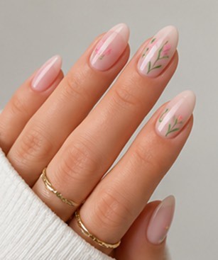Square art nail design by Nailterest