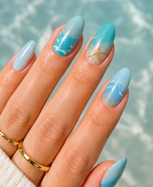 Spring nail art