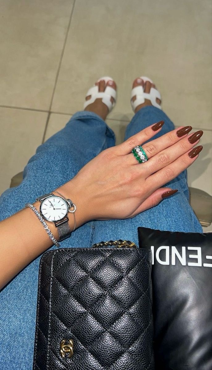 Squoval French nail design by Gigi Moreno