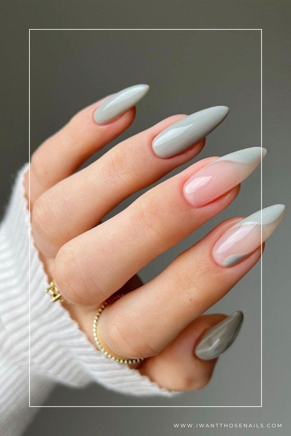 Stiletto ombre nail design by Gigi Moreno