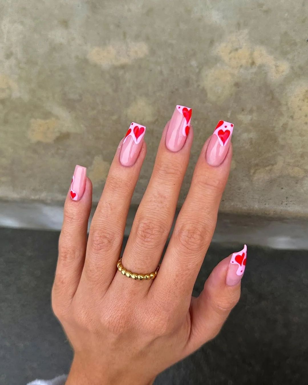 Almond character nail design by Layla Grace