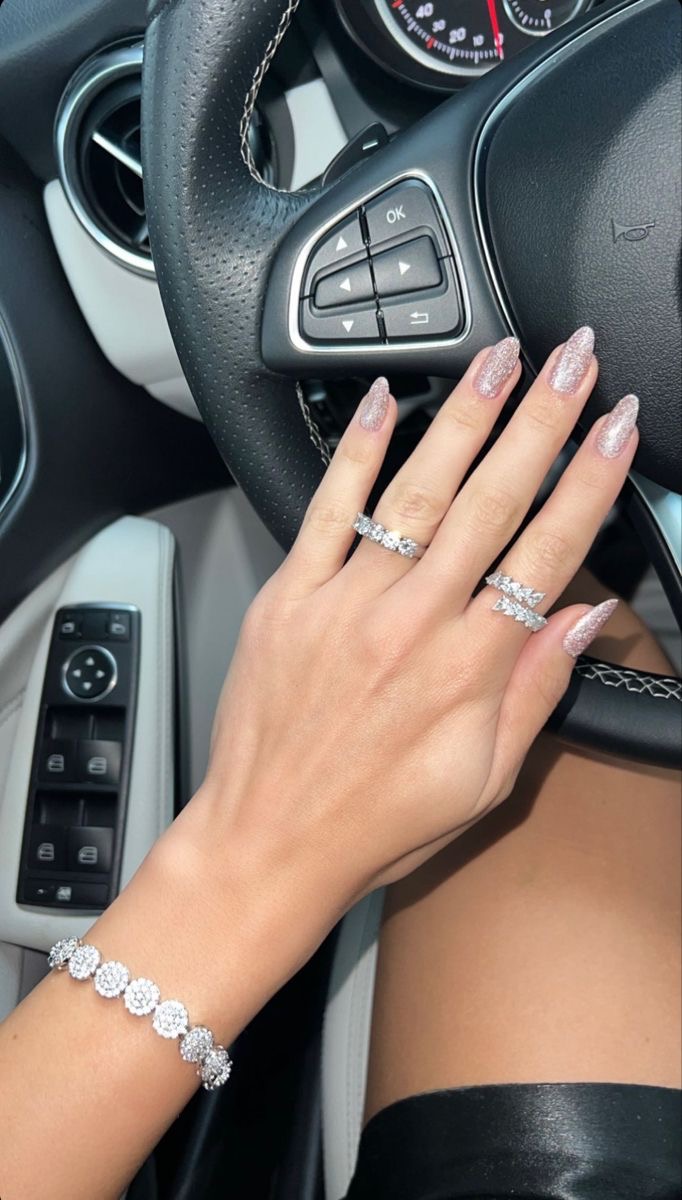 Oval French nail design by Luna Carter