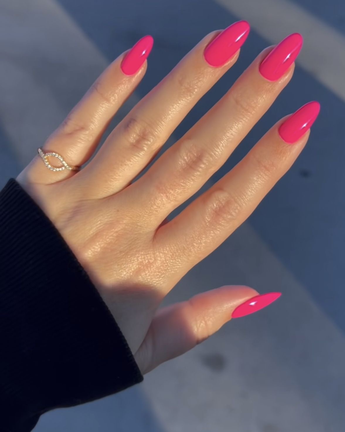 Square art nail design by Serena Grace