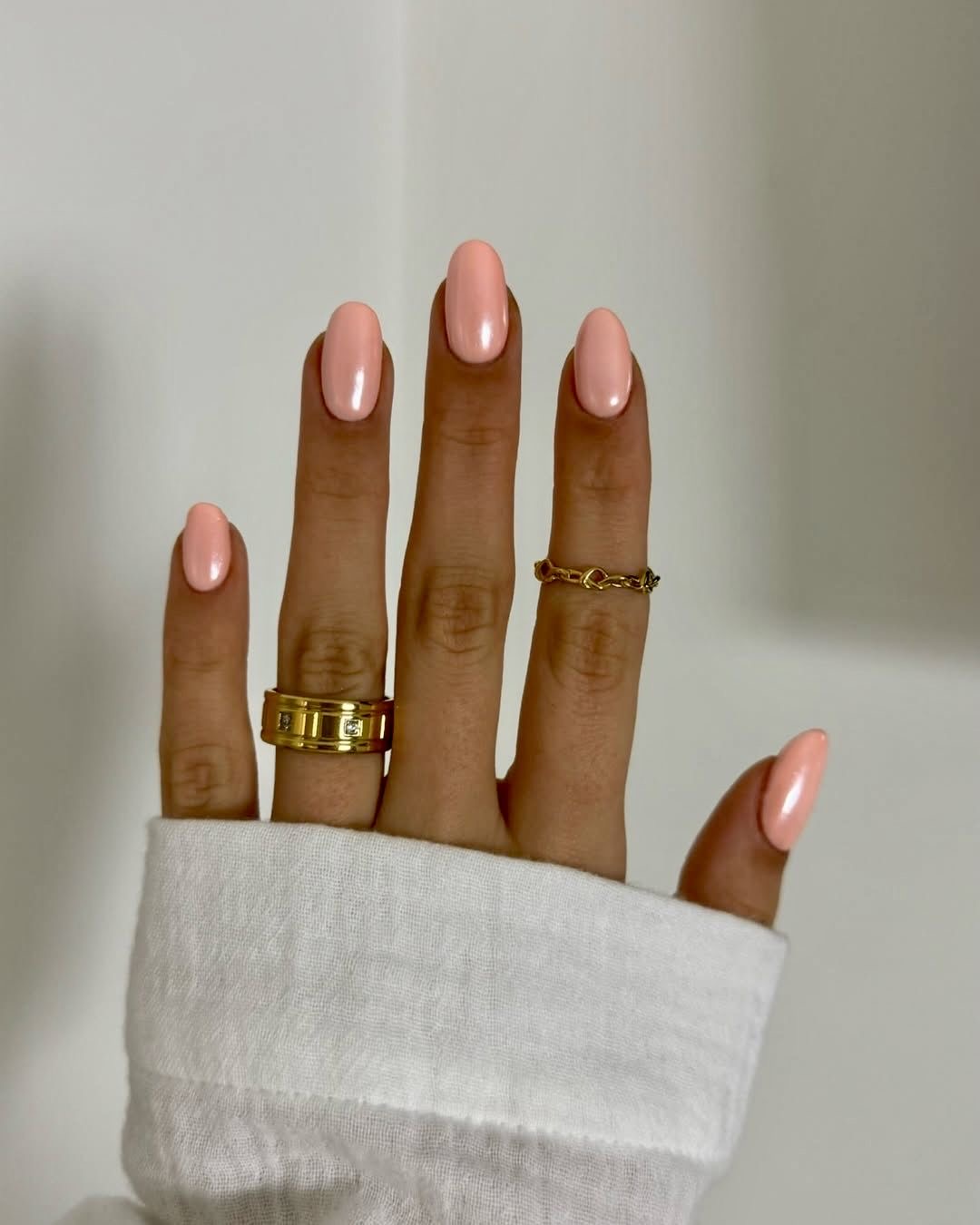 Square floral nail design by Serena Grace
