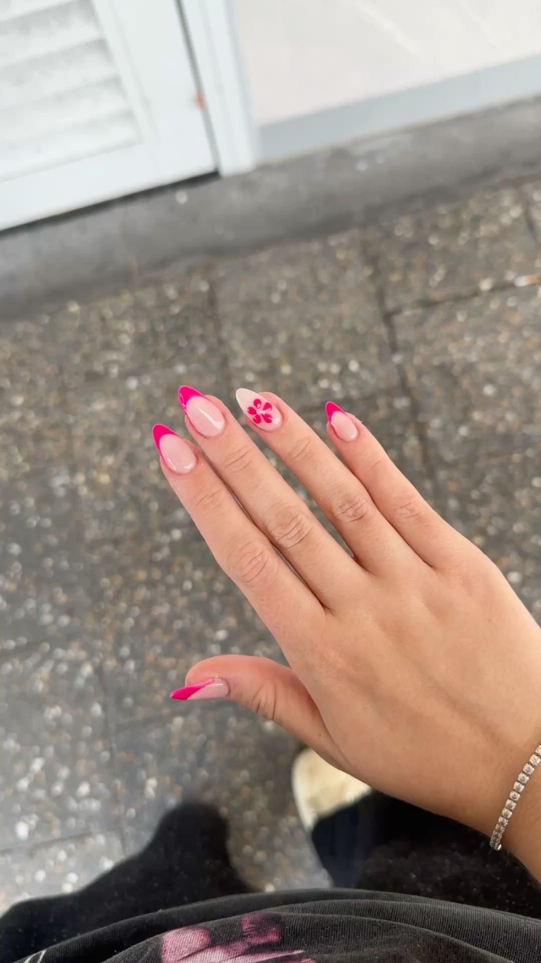 Squoval French nail design by Lucy Belle