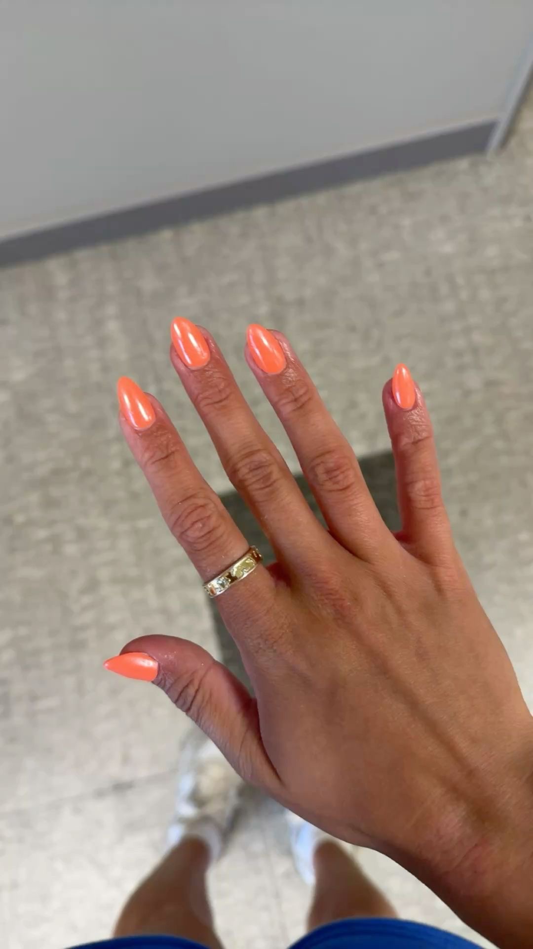 Stiletto floral nail design by Lucy Belle