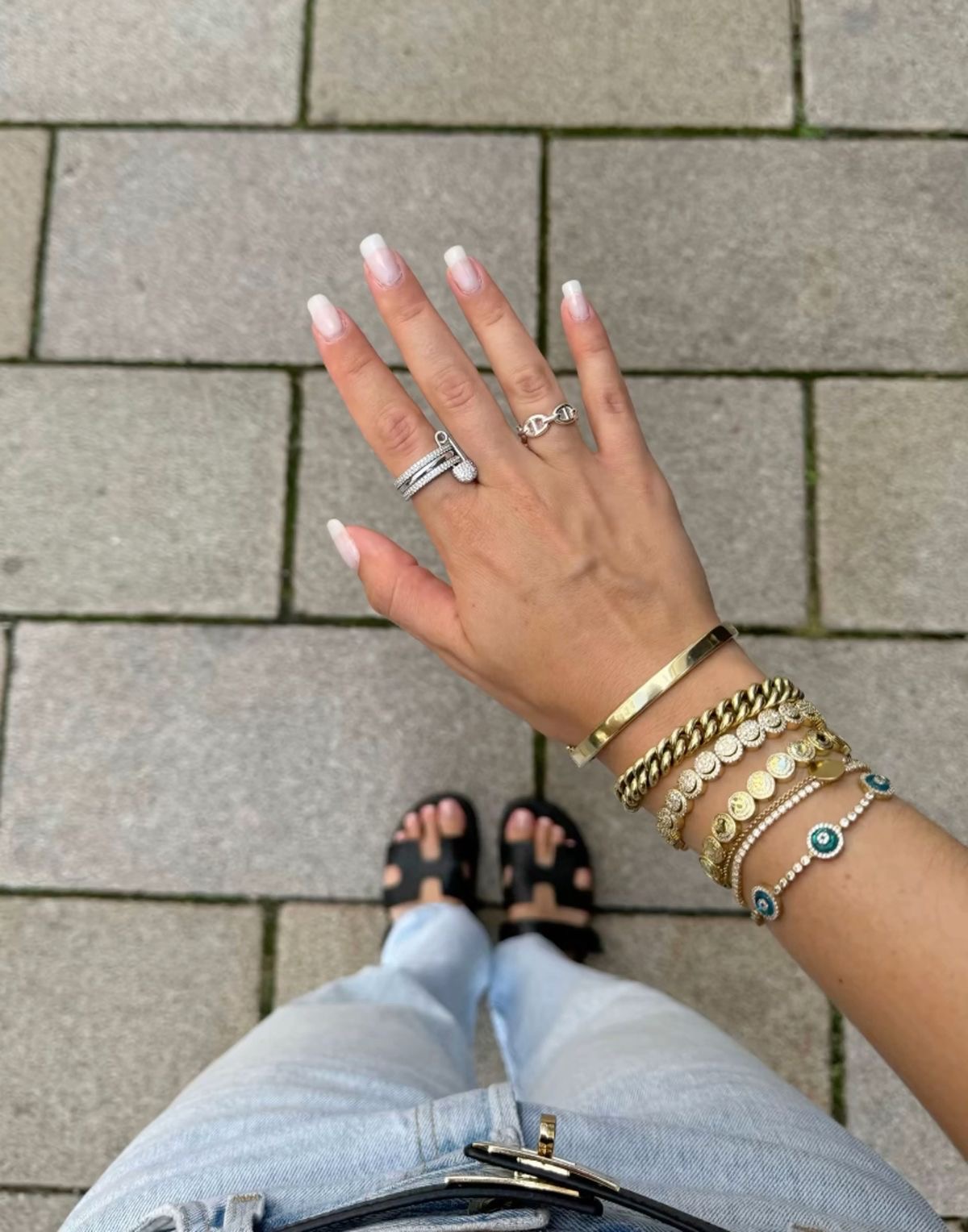 Stiletto ombre nail design by Stella Rose