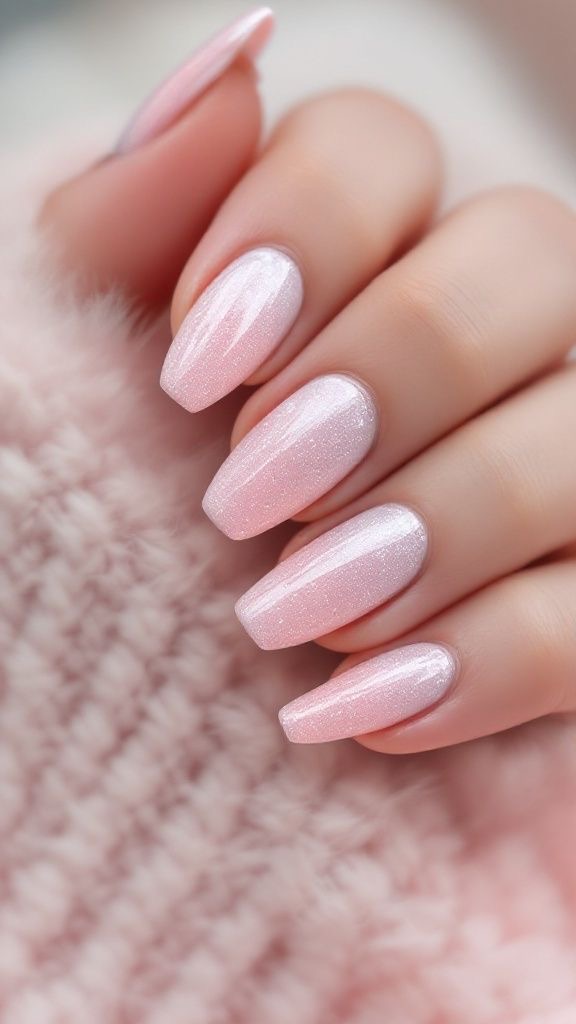 Square marble nail design by Stella Rose