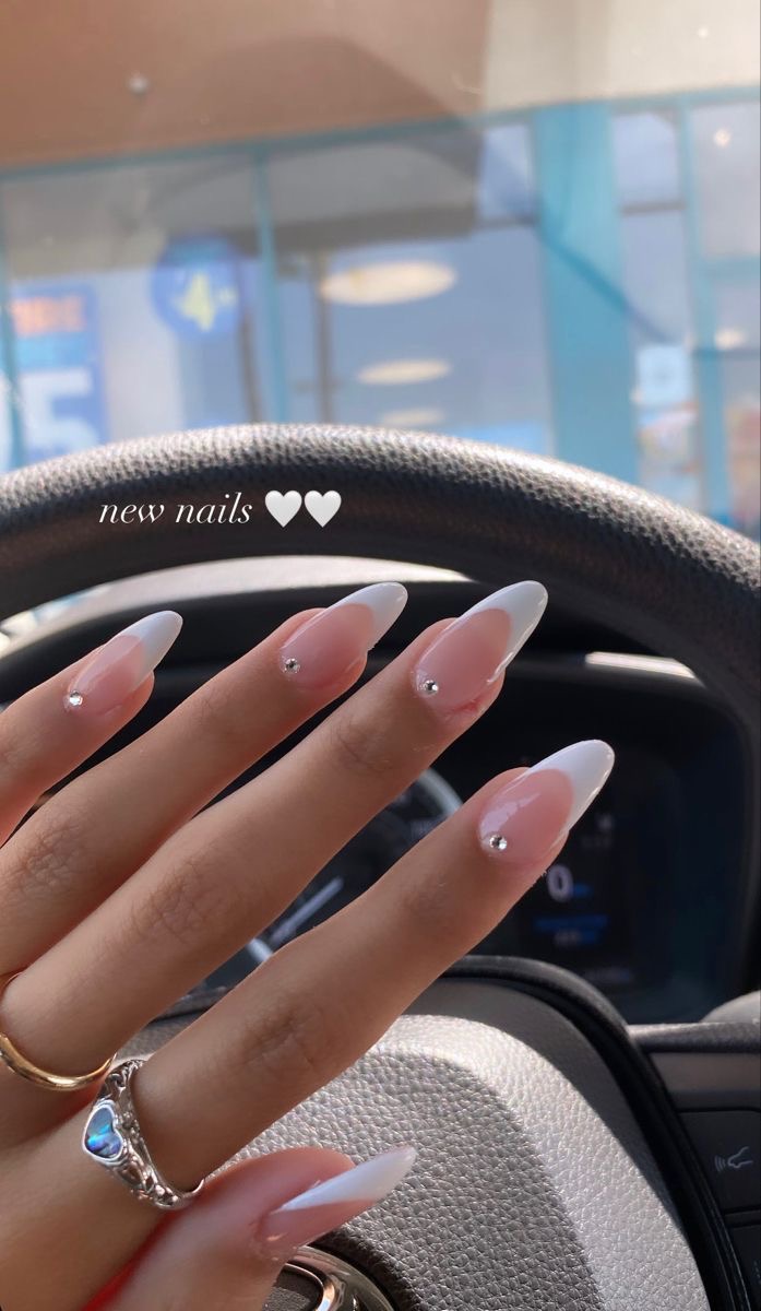 Almond glazed nail design by Stella Rose
