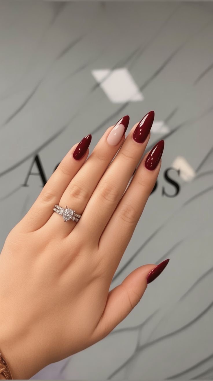 Squoval floral nail design by Stella Rose