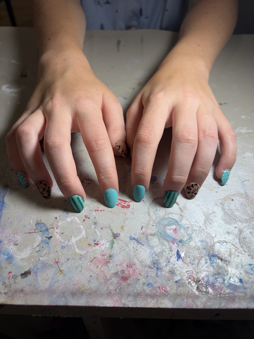 I did my friends nails!