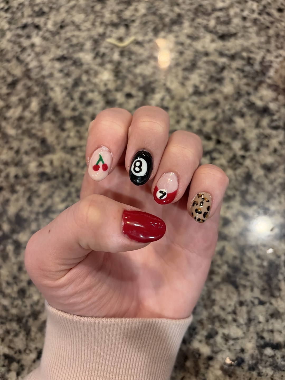 Half way point of my nail journey!