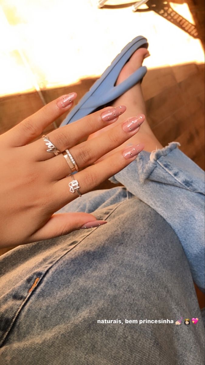 Squoval geometric nail design by Leah Quinn