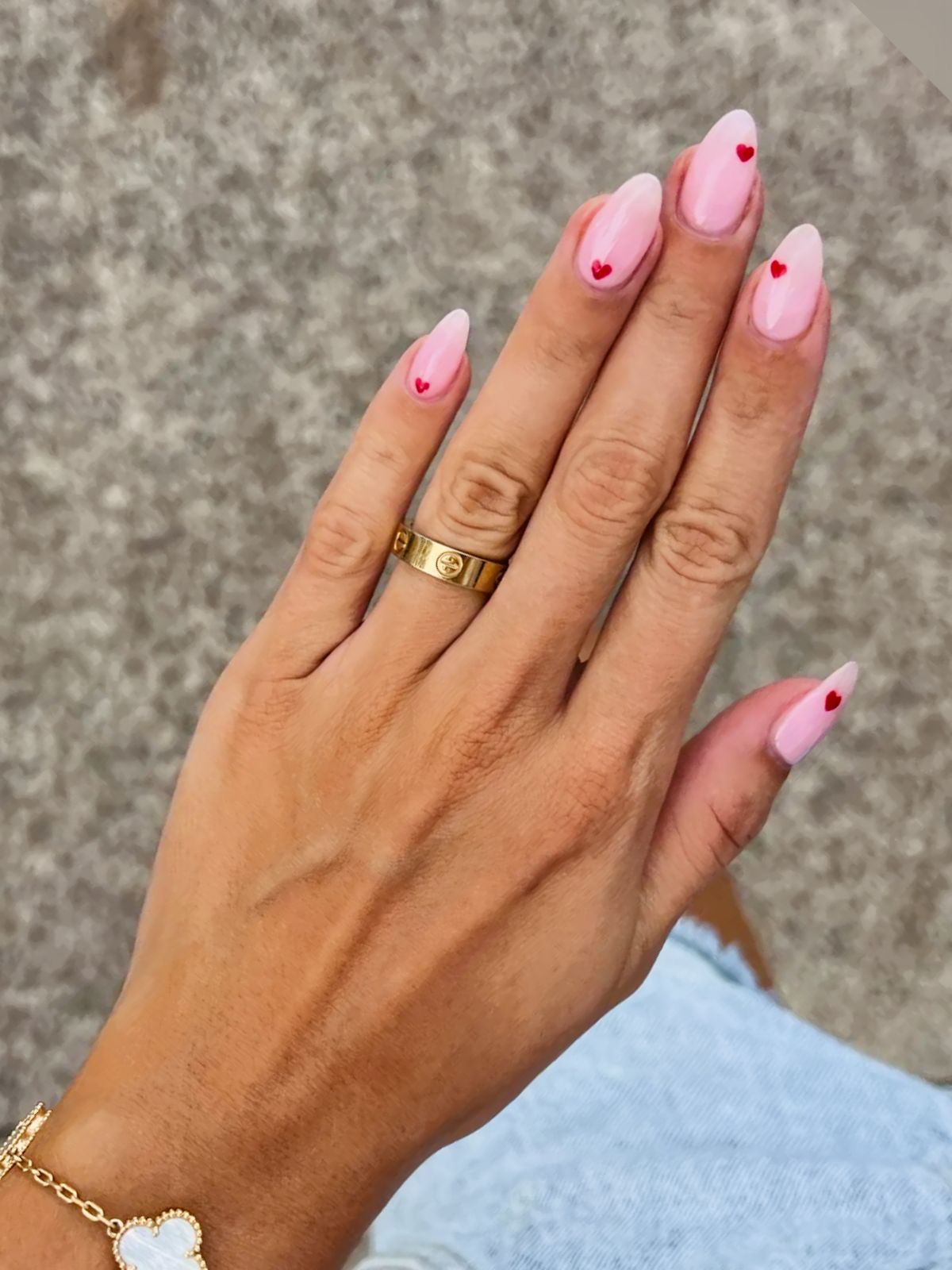 Stiletto ombre nail design by Leah Quinn