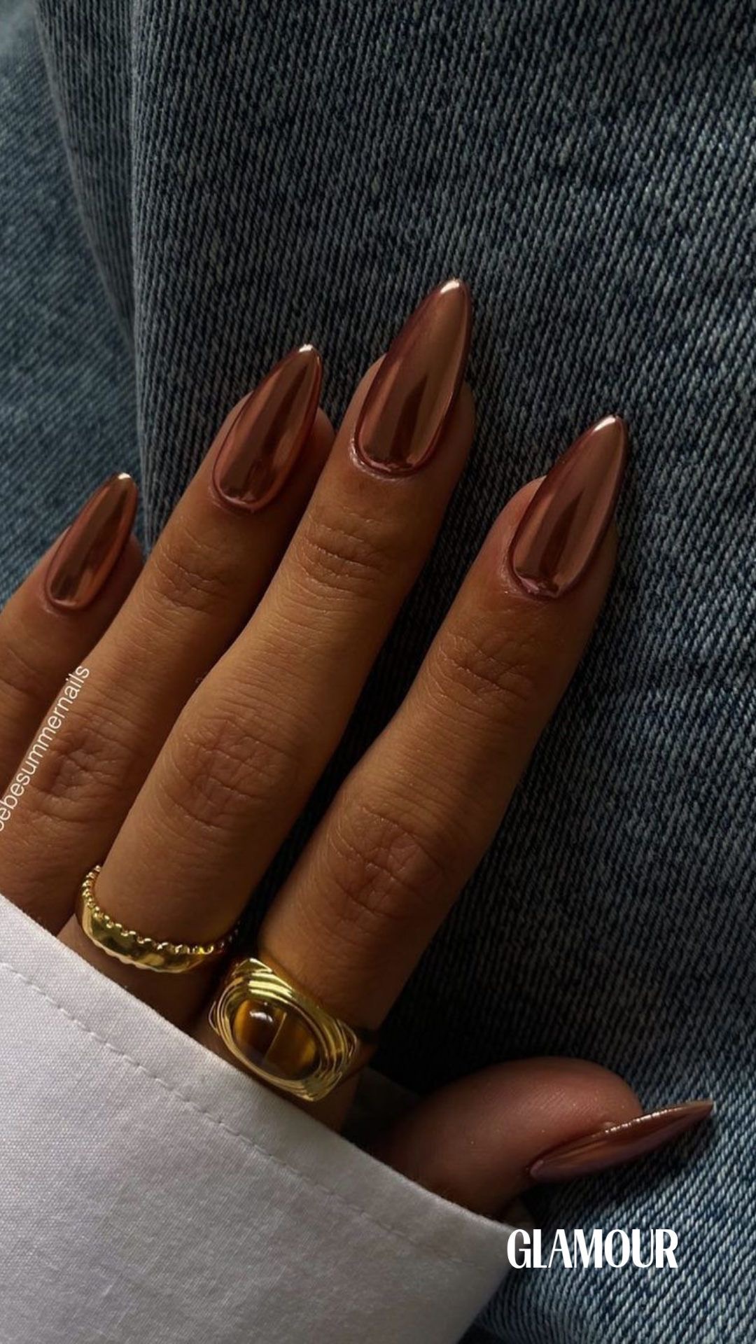 Almond character nail design by Leah Quinn